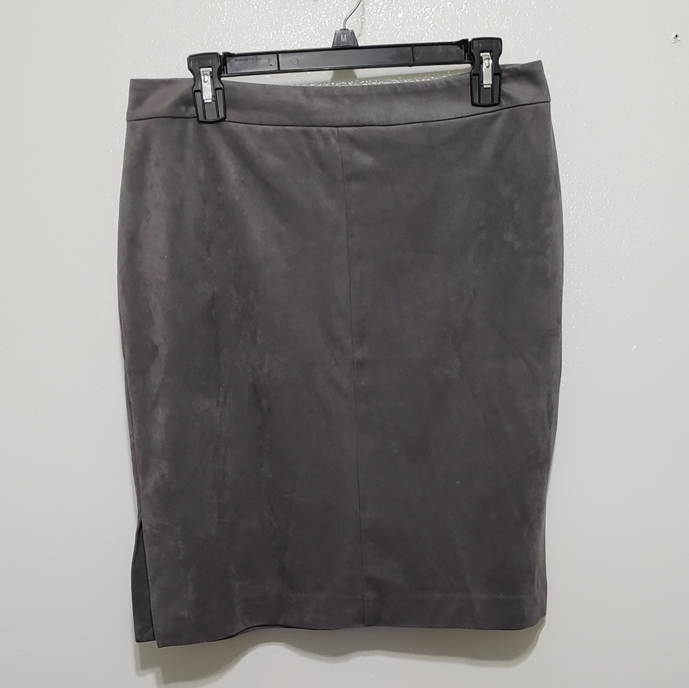 LOFT Suede Pencil Skirt